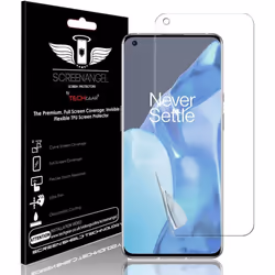 TECHGEAR Screen Protector fits OnePlus 9 [Screen Angel Edition] [Case Friendly] [Bubble Free] [FULL Screen Coverage] TPU Film