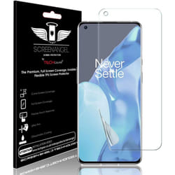 TECHGEAR [3 Pack] Screen Protector fits OnePlus 9 [Screen Angel Edition] [Case Friendly] [Bubble Free] [FULL Screen Coverage] TPU Film