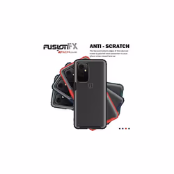 TECHGEAR Case for OnePlus 9 [Fusion FX Case] Slim & Light, Tough, Shockproof, Protective, Fused Gel Bumper & Hard Back Smooth Case Cover - Black