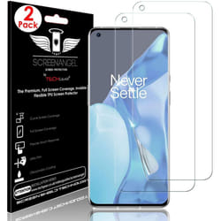 TECHGEAR [2 Pack Screen Protector fits OnePlus 9 Pro [Screen Angel Edition] [Case Friendly] [Bubble Free] [FULL Screen...