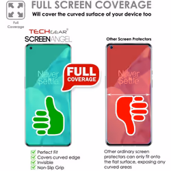 TECHGEAR [3 Pack Screen Protector fits OnePlus 9 Pro [Screen Angel Edition] [Case Friendly] [Bubble Free] [FULL Screen...