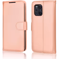 TECHGEAR Leather Wallet Case for Oppo Find X3 Pro 5G, Flip Protective Case Cover with Wallet Card Holder, Stand & Wrist Strap -...
