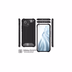 TECHGEAR Tough Armoured Case for Xiaomi Mi 11, ShockProof, Rugged, Sturdy, Heavy Duty Protective Case Cover Designed for Xiaomi Mi 11 5G (Black)