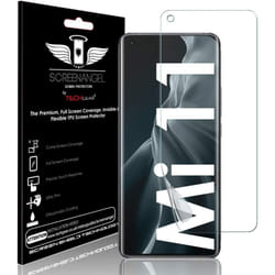 TECHGEAR Screen Protector fits Xiaomi Mi 11 5G [Screen Angel Edition] [Case Friendly] [Bubble Free] [FULL Screen Coverage] TPU Film