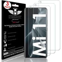 TECHGEAR [3 Pack Screen Protector fits Xiaomi Mi 11 5G [Screen Angel Edition] [Case Friendly] [Bubble Free] [FULL Screen...