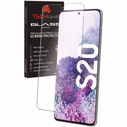 TECHGEAR GLASS Edition Compatible with Samsung Galaxy S20 / S20 5G, Tempered Glass Screen Protector Cover [9H Hardness] [No-B ...