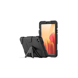 TECHGEAR G-SHOCK Case Fits Samsung Galaxy Tab A7 Lite 8.7" 2021 (SM-T220 / SM-T225) HEAVY DUTY Shockproof Case with Stand, Kids Schools Workma - Black