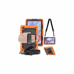 TECHGEAR UTILITY Case for Samsung Galaxy Tab A7 Lite 8.7" (SM-T220 / SM-T225) HEAVY DUTY Armour Shockproof Case with Stand, H ...