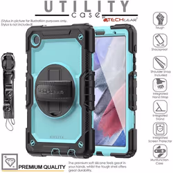 TECHGEAR UTILITY Case fits Samsung Galaxy Tab A7 Lite 8.7" (SM-T220 / SM-T225) Tough Rugged HEAVY DUTY Armour Shockproof Impact...
