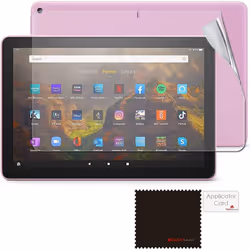 TECHGEAR [2 Pack] Fire HD 10" / HD 10" Plus Anti Glare Screen Protectors, MATTE Screen Protector s for Amazon Fire HD 10" / HD 10" Plus Tablets