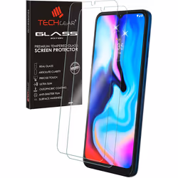 2 Pack of TECHGEAR GLASS Edition Compatible for Motorola Moto G50 / G30 / G10, Tempered Glass Screen Protector Covers [2.5D.. ...