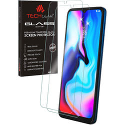 2 Pack of TECHGEAR GLASS Edition Compatible for Motorola Moto G50 / G30 / G10, Tempered Glass Screen Protector Covers [2.5D...