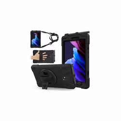 TECHGEAR X-Case fits Samsung Galaxy Tab Active 3 8.0" (SM-T570 / SM-T575) HEAVY DUTY Shockproof Impact Case with 360 Stand, H ...