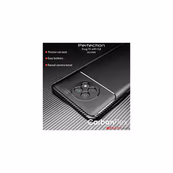 RedMi Note 9T 5G Carbon Fibre Case Flexible, Shockproof, Slim, Soft TPU Protective Shell Cover with Carbon Fibre Detailing