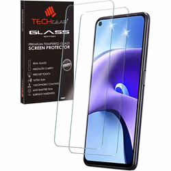 TECHGEAR 2 Pack of GLASS Edition for Xiaomi Redmi Note 9T 5G & Redmi Note 9, Tempered Glass Screen Protectors Cover [9H Hardn ...