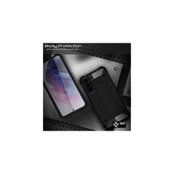 TECHGEAR Galaxy S21 FE Tough Armoured Case - ShockProof, Rugged, Sturdy, Heavy Duty Protective Impact Case Cover Designed for Samsung Galaxy S21 FE