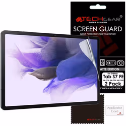 TECHGEAR 2 Pack Galaxy Tab S7 FE 12.4" Anti Glare Screen Protectors (SM-T730 / SM-T736), MATTE Screen Protector Guard Cover.. ...