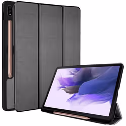TECHGEAR Smart Case for Samsung Galaxy Tab S7 FE 12.4" 2021 Release (SM-T730 / SM/T736) PU Leather Slim Smart Case Stand Cove ...