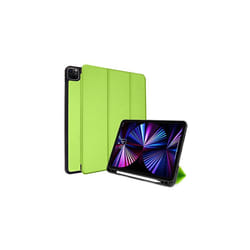iPad Pro 11" 2022 / 2021 (4th & 3rd Gen) Smart Case [Pencil Compatible] Slim Smart Case Fold Stand Cover with Corner Protection [Auto Wake / S - Green