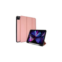 iPad Pro 11" 2022 / 2021 (4th & 3rd Gen) Smart Case [Pencil Compatible] Slim Smart Case Fold Stand Cover with Corner Protection [Auto Wake - Rose Gold