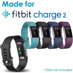 TECHGEAR [ 2 Pack ] Replacement USB Charger Cable for Fitbit Charge 2, USB Charging Power Cable for Fitbit Charge 2, Heart Rate & Fitness Wristband