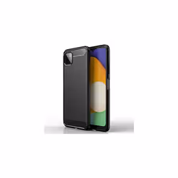 Galaxy A22 5G Carbon Fibre Case [Stealth Case] Flexible, Shockproof, Ultra Slim, Soft TPU Protective Shell Cover with Carbon  ...