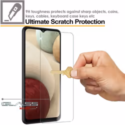 TECHGEAR GLASS Edition Compatible with Samsung Galaxy A22 5G / A23 5G, Tempered Glass Screen Protector Cover [9H Hardness] [No-Bubble]