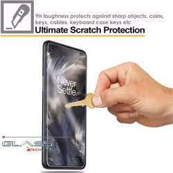 2 Pack TECHGEAR GLASS Edition Compatible for OnePlus Nord 2 5G / Nord CE 5G, Tempered Glass Screen Protector Covers [9H Hardness] [No-Bubble]