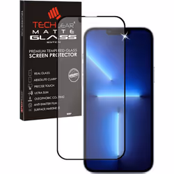 TECHGEAR Anti Glare Screen Protector for iPhone 13 Pro Max - MATTE 3D GLASS Edition Genuine Tempered Glass Full Screen...