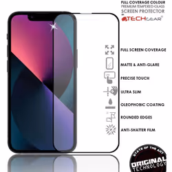 TECHGEAR [2 Pack] Anti Glare Screen Protector for iPhone 13 Pro Max - MATTE 3D GLASS Edition Genuine Tempered Glass Full Screen...