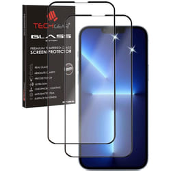 TECHGEAR 3D GLASS Edition for iPhone 13 Mini, [FULL Screen Adhesion] & [Full Coverage] Tempered Glass Screen Protector Guard...