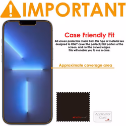 TECHGEAR [Pack of 3] Screen Protectors for iPhone 13 Pro - CLEAR LCD Screen Protector with Cleaning Cloth & Application Card