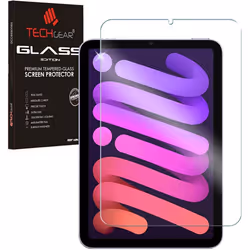 TECHGEAR iPad Mini 6, 6th Generation GLASS Edition, Tempered Glass Screen Protector [9H Toughness] [HD Clarity]...