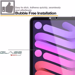 TECHGEAR iPad Mini 6, 6th Generation GLASS Edition, Tempered Glass Screen Protector [9H Toughness] [HD Clarity]...