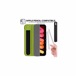 TECHGEAR iPad Mini 6, 6th Generation Smart Case [Pencil Compatible] Slim Smart Case Tri-fold Stand Cover with Corner Protection [Auto Wake / S - Green