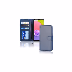 Samsung Galaxy A03s Leather Wallet Case, Flip Protective Case Cover with Wallet Card Holder, Stand and Wrist Strap - PU Leath ...