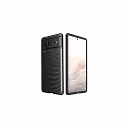 Pixel 6 Case [CarbonFlex Case] Premium Flexible Soft Shockproof Slim Fit Case Cover with Carbon Fibre Effect Designed For Goo ...