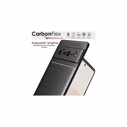 Pixel 6 Pro Case [CarbonFlex Case] Premium Flexible Soft Shockproof Slim Fit Case Cover with Carbon Fibre Effect Designed For Google Pixel 6 Pro