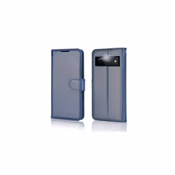 Pixel 6 Pro Wallet Case, Flip Protective Cover with Card Holder, Stand and Wrist Strap - PU Leather with Magnetic Closure For Google Pixel 6 Pr - Blue