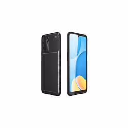 Carbon Fibre Case for Oppo A16s [CarbonFlex Case] Flexible, Shockproof, Ultra Slim, Soft TPU Protective Shell Cover with Carb ...