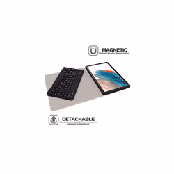 TECHGEAR Keyboard Case for Samsung Galaxy Tab A8 10.5" (SM-X200 / SM-X205) PU Leather Case with Bluetooth Wireless UK QWERTY Keyboard and - ROSE GOLD