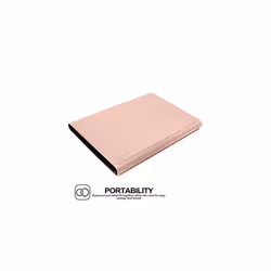 TECHGEAR Keyboard Case for Samsung Galaxy Tab A8 10.5" (SM-X200 / SM-X205) PU Leather Case with Bluetooth Wireless UK QWERTY Keyboard and - ROSE GOLD