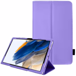 TECHGEAR Leather Case for Samsung Galaxy Tab A8 10.5" (SM-X200 / SM-X205) Premium PU Leather Slim Folio Stand Smart Case Cove ...