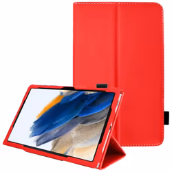 TECHGEAR Leather Case for Samsung Galaxy Tab A8 10.5" (SM-X200 / SM-X205) Premium PU Leather Slim Folio Stand Smart Case Cove ...