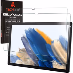 TECHGEAR [2 Pack] Galaxy Tab A8 10.5" GLASS Edition (SM-X200 / SM-X205), Tempered Glass Screen Protector [9H Toughness] [HD.. ...