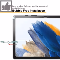 TECHGEAR [2 Pack] Galaxy Tab A8 10.5" GLASS Edition (SM-X200 / SM-X205), Tempered Glass Screen Protector [9H Toughness] [HD...
