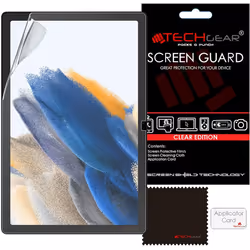 TECHGEAR 5 Pack Galaxy Tab A8 10.5" Screen Protectors (SM-X200 / SM-X205), Ultra CLEAR Screen Protector Guard Cover Designed...