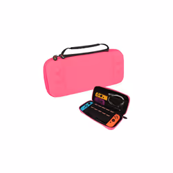 Switch OLED Case, Hard Protective Carry Travel & Storage Case Cover for Nintendo Switch OLED + Joy-Con controllers + 10 Game  ...