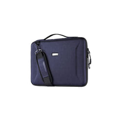 TECHGEAR Hard Shell Case for 12" - 13.3" Laptops, Zipped Travel Shockproof Sleeve Bag Case, Shoulder Strap fits MacBook Air 13", Macbook Pro 13 - BLUE