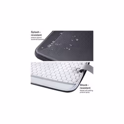TECHGEAR Hard Shell Case for 12" - 13.3" Laptops, Zipped Travel Shockproof Sleeve Bag Case, Shoulder Strap fits MacBook Air 13", Macbook Pro 13 - GREY